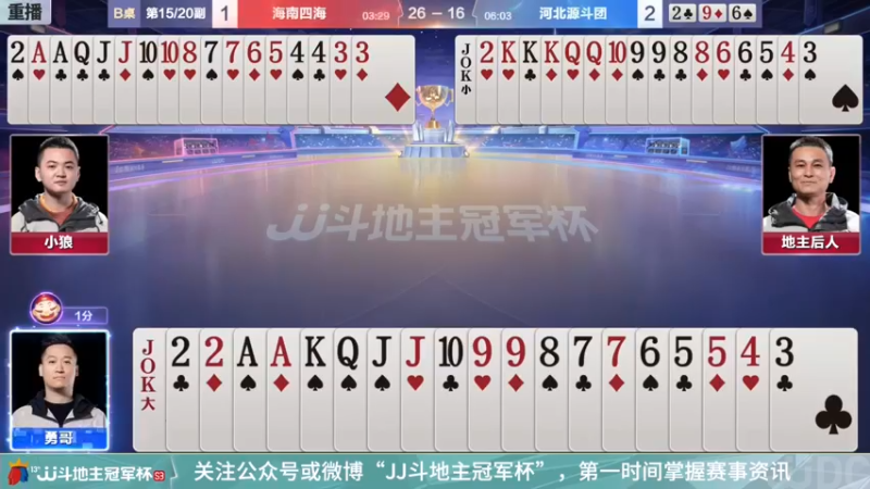 【2022-01-02 12点场】JJ斗地主官方：【重播】冠军杯总决赛