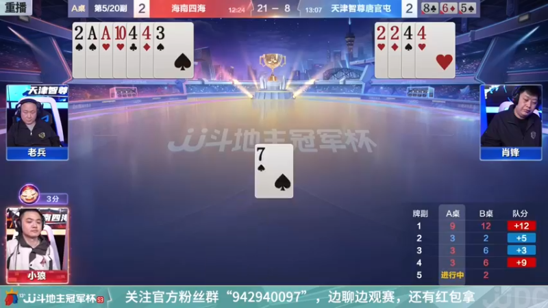 【2022-01-02 02点场】JJ斗地主官方：【重播】冠军杯总决赛