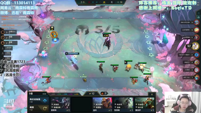 【2022-01-03 11点场】迅哥丶雨霖铃：王者局全阵容教学！