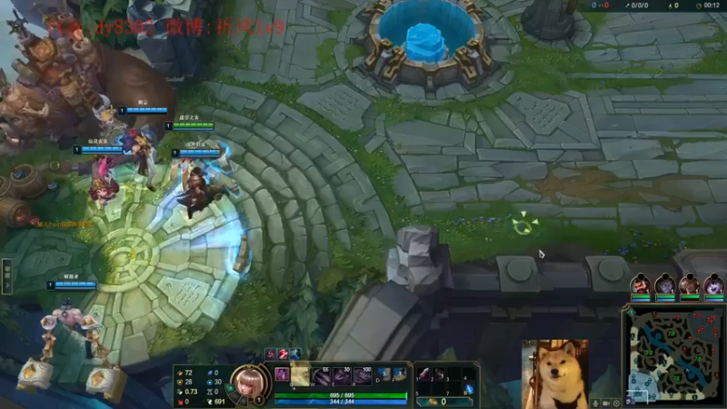 【祈风1v9】：2-2卡莎，顺风输出，感觉没起什么作用？？