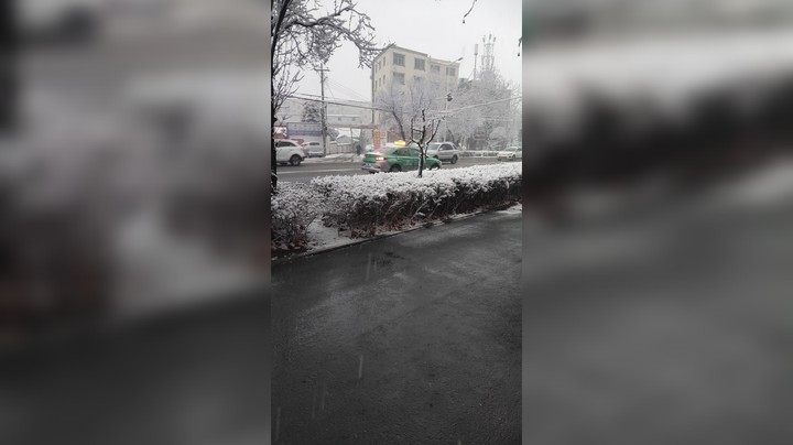 下雪啦。