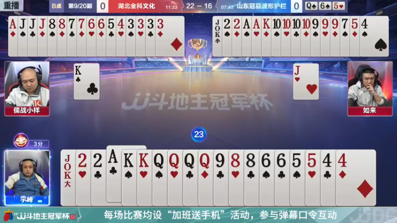 【2022-01-04 00点场】JJ斗地主官方：【重播】冠军杯总决赛