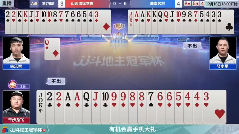 【2022-01-04 16点场】JJ斗地主官方：【重播】冠军杯总决赛