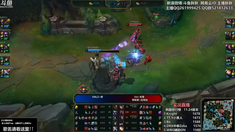 【2022-01-05 03点场】胖胖灬：胖胖OB:左手韩服第一\乌兹\水\bin