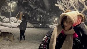 郑州下雪啦❄️！我是不是耽误了我家狗子的爱情？？？