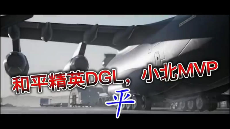 和平精英DGL，小北MVP