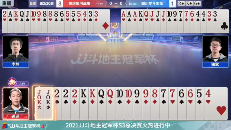 【2022-01-07 14点场】JJ斗地主官方：18:00 河北源斗团 vs重庆银河战舰