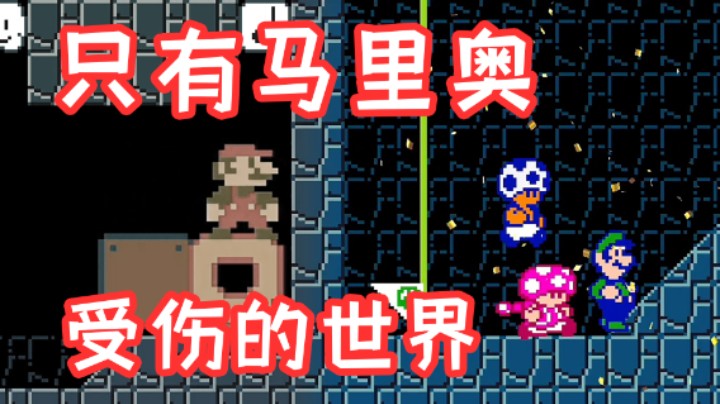 这是只有马里奥受伤的世界