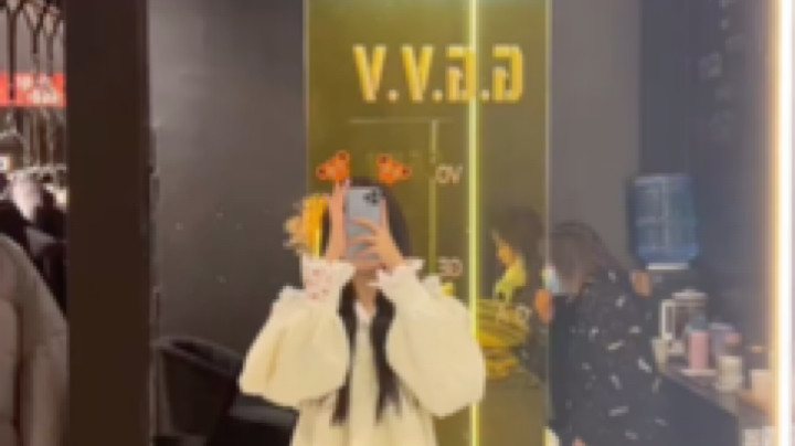接头发咯，我的长发