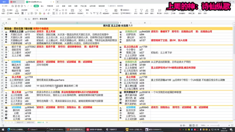 【2022-01-09 16点场】神禹寒：新大区第二轮总舵战