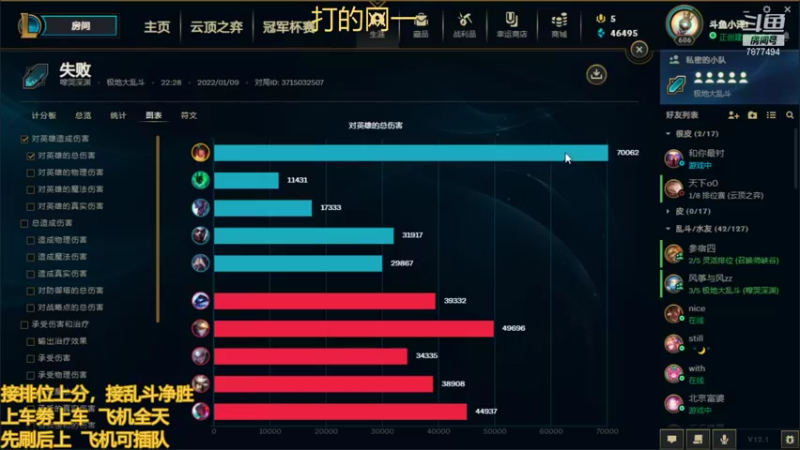 【2022-01-09 21点场】小泽Eddy：网一网二 日常乱斗 伤害王把把c