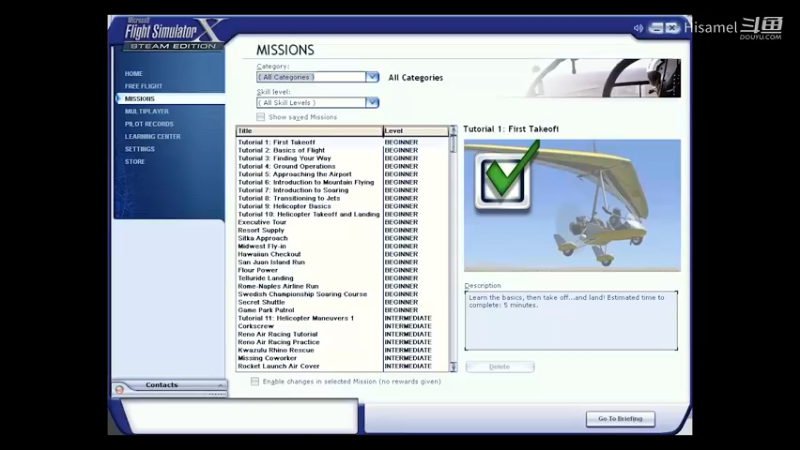 微软模拟飞行X(FSX) 09 Tutorial 9: Helicopter Basics