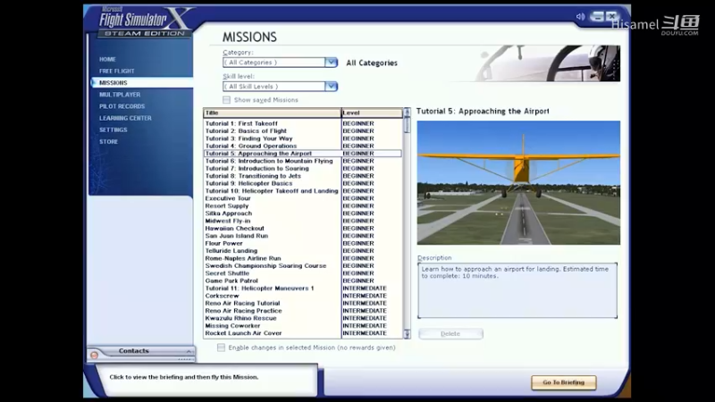 微软模拟飞行X(FSX) 05 Tutorial 5: Approaching the Airport