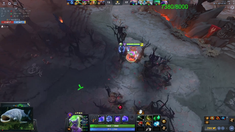 我在斗鱼看龚建ZSMJ直播DOTA2