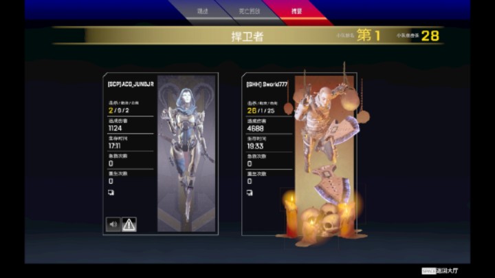 Apex Legends恶灵双锤骷髅海