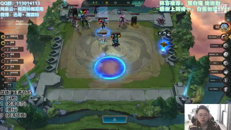 【2022-01-13 13点场】迅哥丶雨霖铃：王者局全阵容教学！