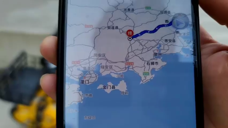 【2022-01-09 14点场】叶子户外：《纪实直播》泉州南安市→【杭州到厦门】