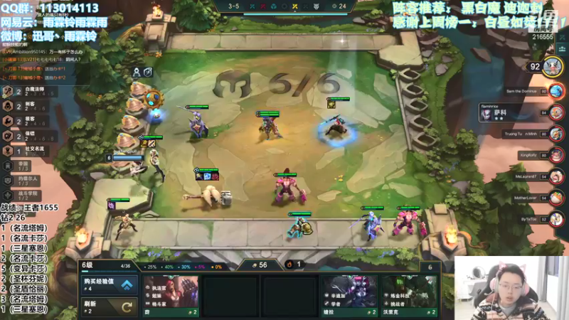 【2022-01-14 17点场】迅哥丶雨霖铃：王者局全阵容教学！