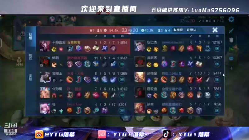 【2022-01-13 19点场】YTG丶落幕：解说DBL年度总决赛