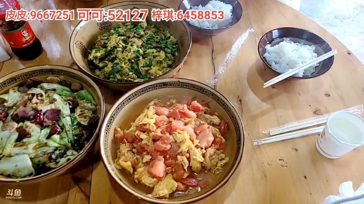 童可可当厨师做西红柿炒蛋，看起来很好吃啊