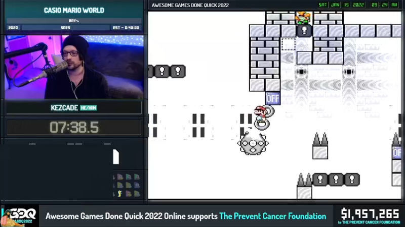 【2022-01-16 12点场】清风明月2014：AGDQ2022 DAY.6