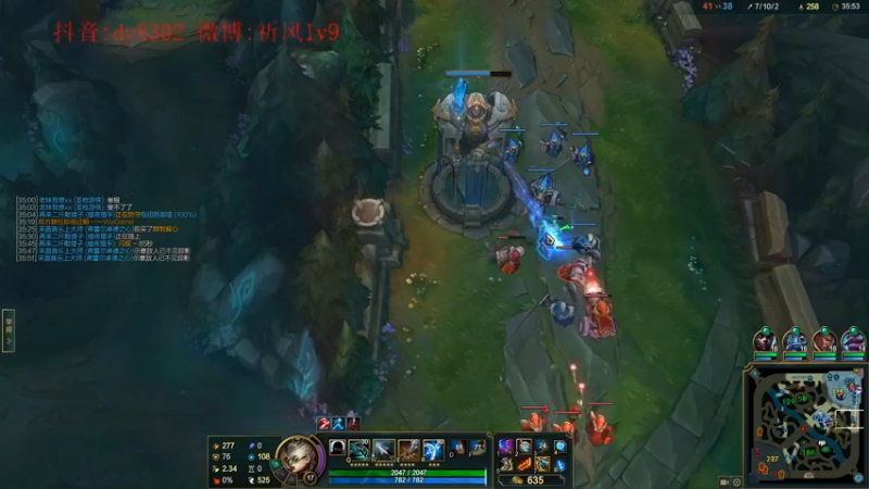 【2022-01-16 04点场】祈风1v9：国服第一VN！一个打八百多个！