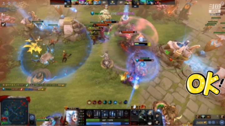 【DOTA2】牛健子983的5号位冰女躺翻盘时刻