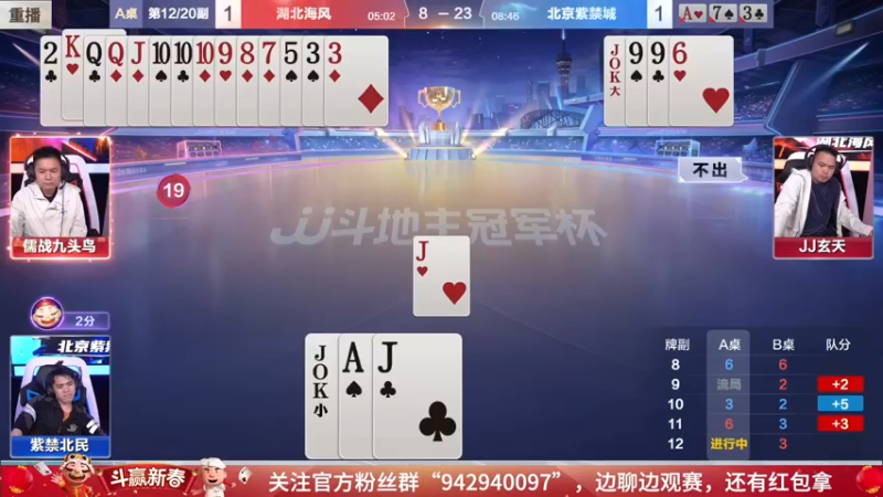 【2022-01-19 02点场】JJ斗地主官方：经典战役回顾 488743