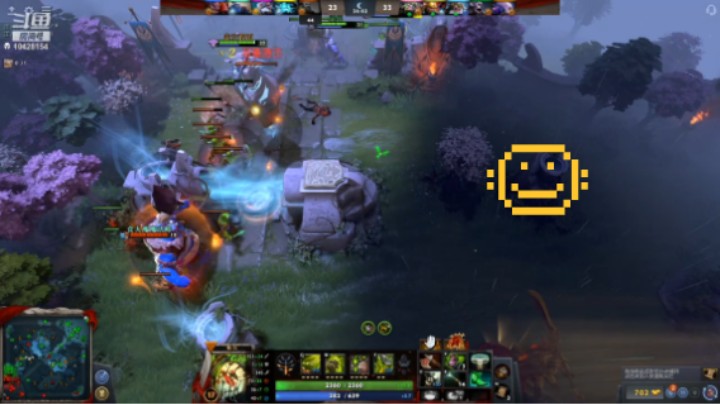 【DOTA2】牛健子983的4号位菜到自己都看不下去屠夫躺赢时刻