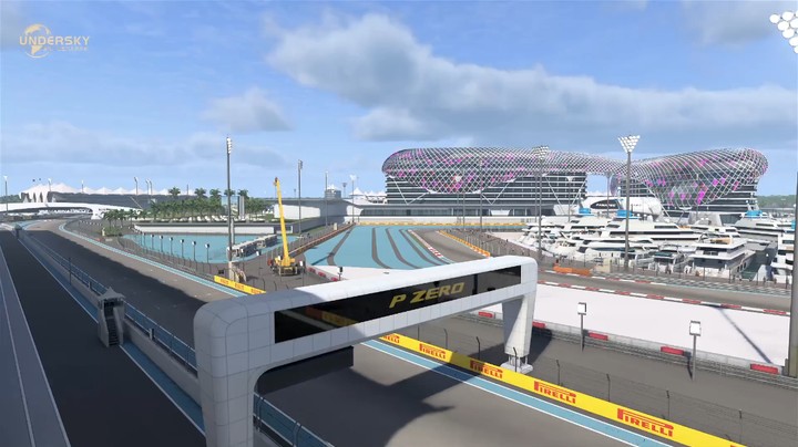 游戏《F12021》阿布扎比大奖赛第一次练习赛