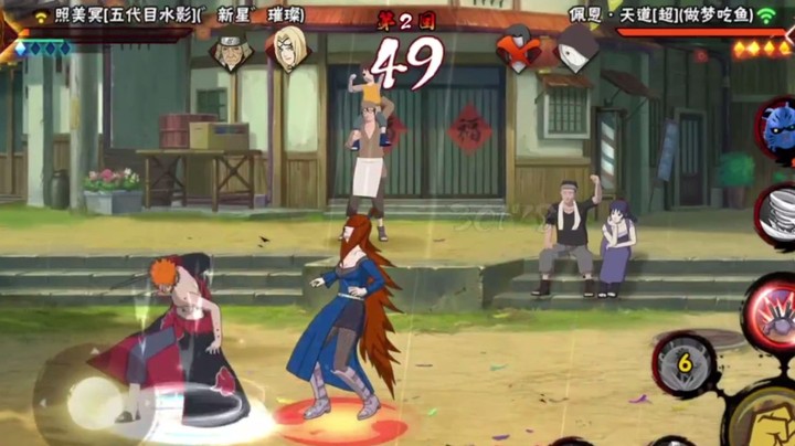 火影忍者秋风，摸头dog再战后被无伤穿三，真大快人心！