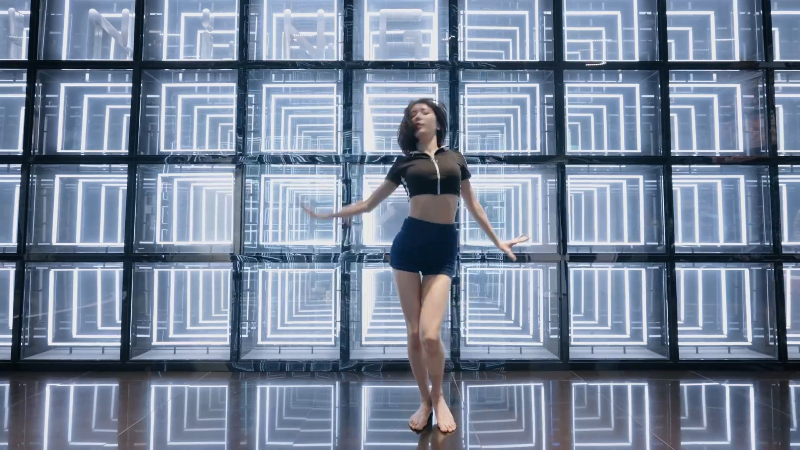 我在斗鱼看沫沫同学丶直播舞蹈