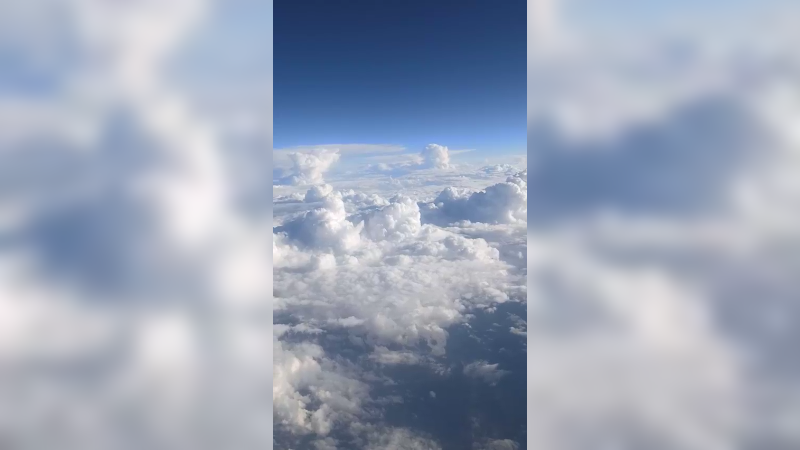 到傍晚这云彩更美丽