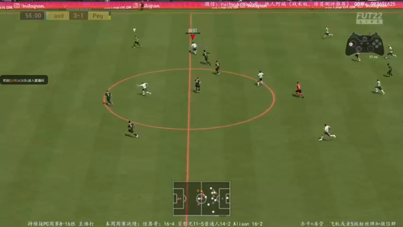 【2022-01-11 21点场】铁人阿瑞：边打边解说边说思路 FIFA22周赛