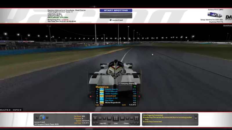 【2022-01-22 17点场】GetJinxed逗：Daytona 24小时 - LMP2