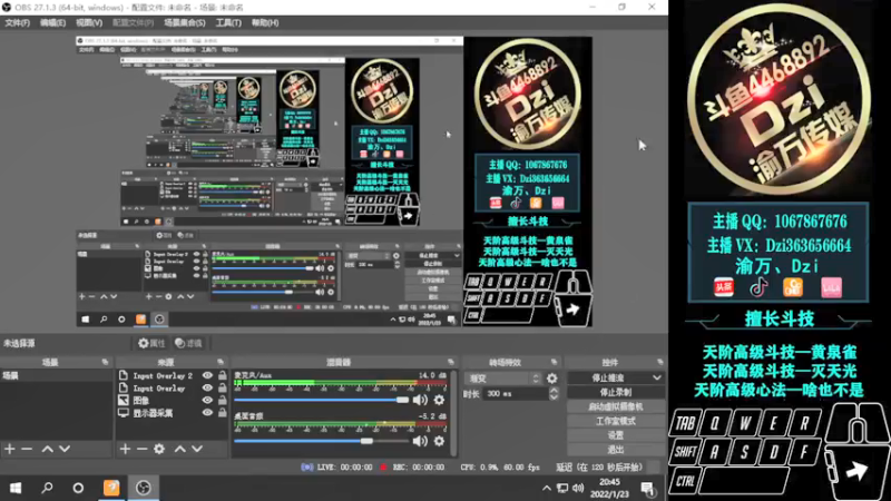【2022-01-23 20点场】渝万丶Dzi：Dzi-.- :  单排上分!