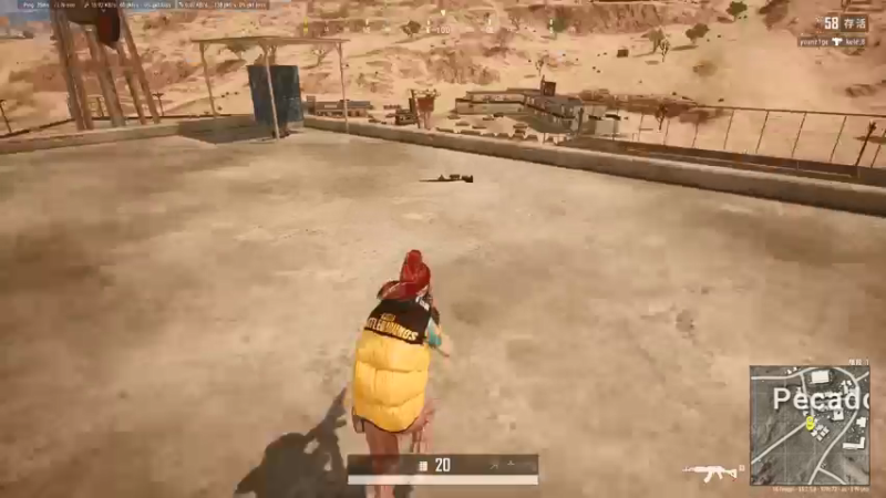 【2022-01-23 02点场】Happy丨疯子：疯子：绝地求生单排 帮领黄色马甲