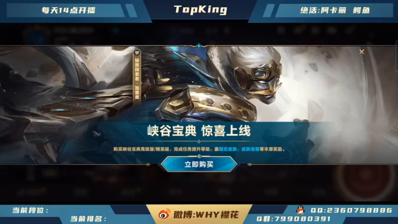 【2022-01-22 14点场】襟花啊：国一阿卡丽王者局细节操作