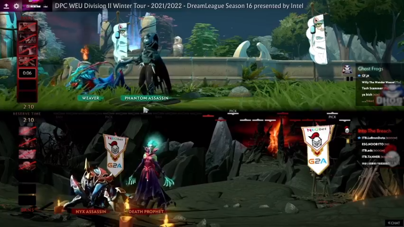 【2022-01-23 03点场】斗鱼DOTA2赛事频道：【重播】DPC西欧赛区