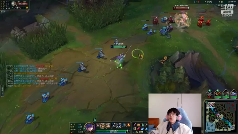 【2022-01-23 10点场】天灰灰qaq：斗鱼最强千分上单峡谷尝试冲击第一