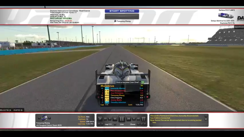 【2022-01-22 09点场】GetJinxed逗：Daytona 24小时 - LMP2