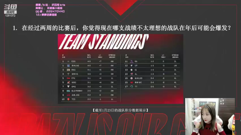 【2022-01-24 21点场】解说kris：Kris：我是最神奇的猫咪！！
