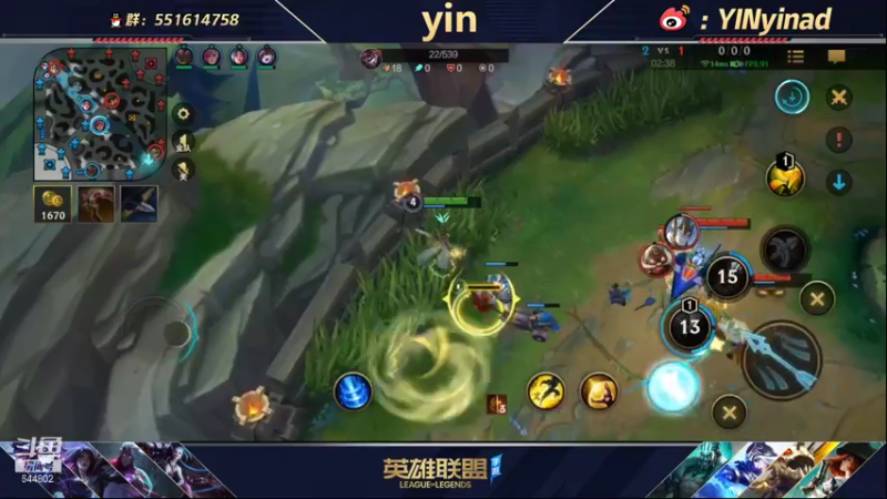 【2022-01-23 14点场】yin小哥：世界第一卡莎满英雄分回千分rank