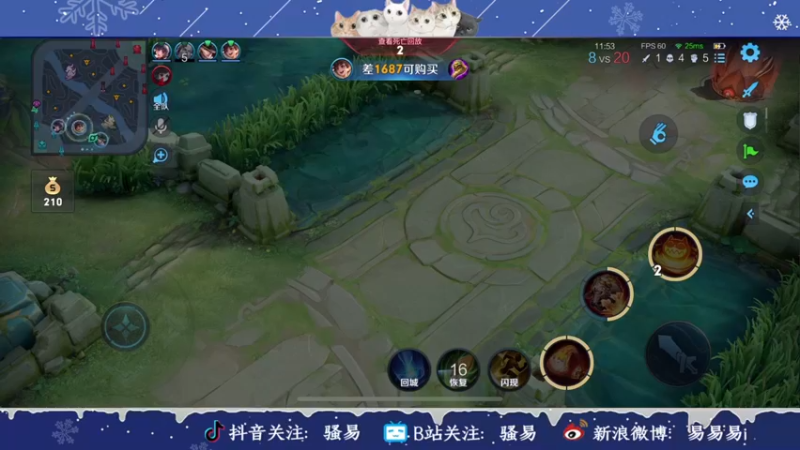 【2022-01-23 21点场】骚易丶：巅峰赛冲冲冲!!! 2207607