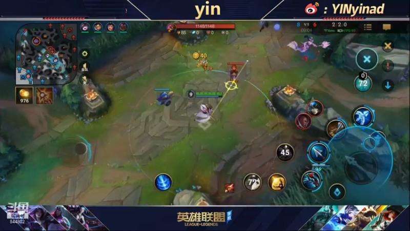 【2022-01-24 11点场】yin小哥：世界第一卡莎满英雄分回千分rank