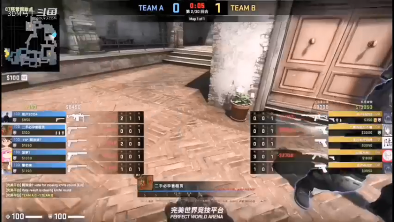 【CS：GO】残局五杀！