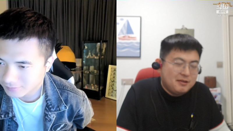 我在斗鱼看火力堂主直播户外