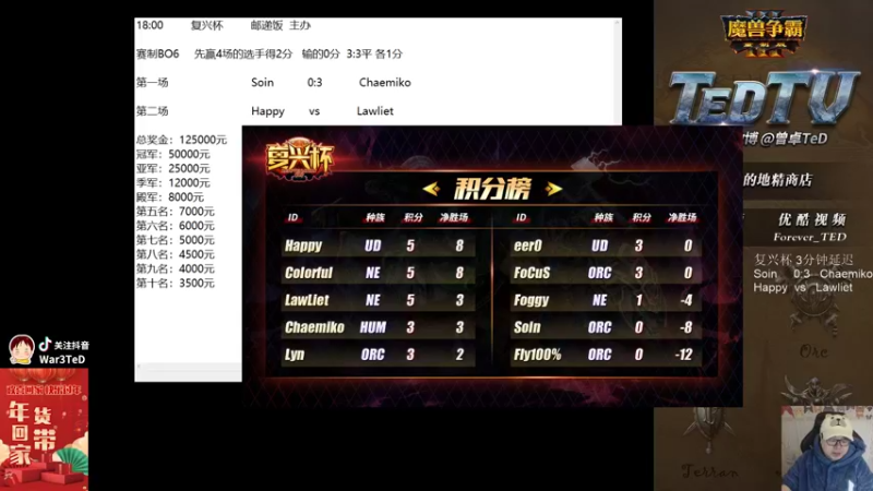 【TED出品】复兴杯 Chaemiko vs Soin 下 血性兽族