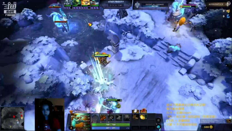 【2022-01-22 00点场】小白喵学Dota：啊哈利姆迷宫真的香
