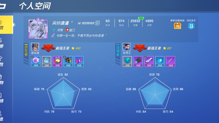 ✓
